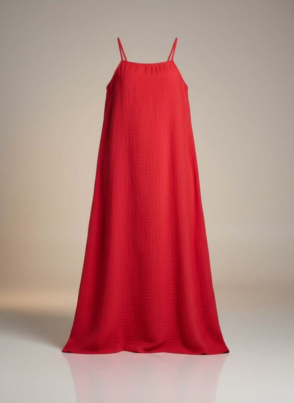 NWT Modesees Hot Pink Gauze Maxi Dress Size S Boho Vacation Sundress